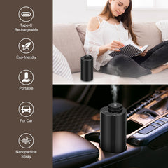 Built-in 20ml essential oil bottle and nano-atomization technology
