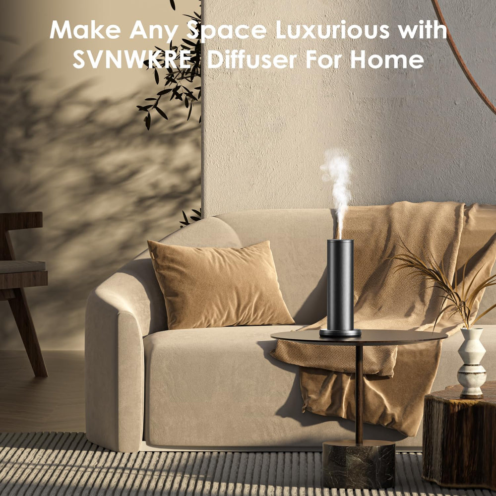 All-around view of SVNWKRE waterless essential oil diffuser