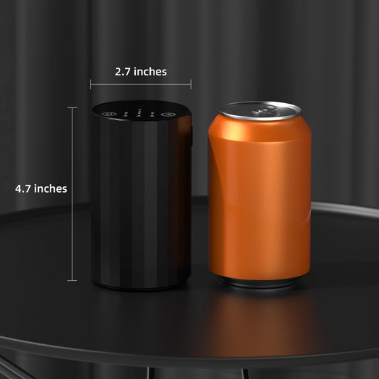 Side view of the black waterless diffuser