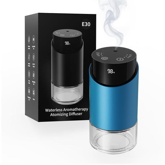 Blue waterless essential oil diffuser, 100ml capacity