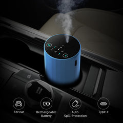 1-year warranty and packaging for blue waterless diffuser