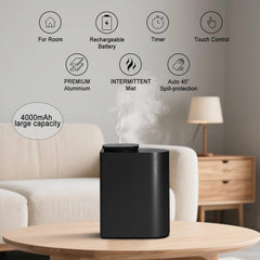 Included 100ml essential oil bottle compatible with the diffuser
