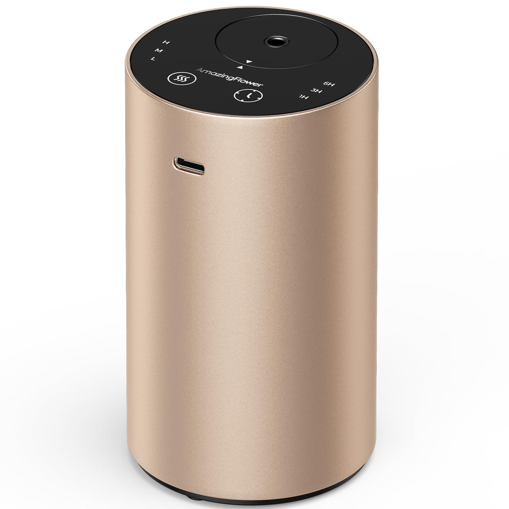 Desert Titanium waterless diffuser with premium aluminum alloy finish