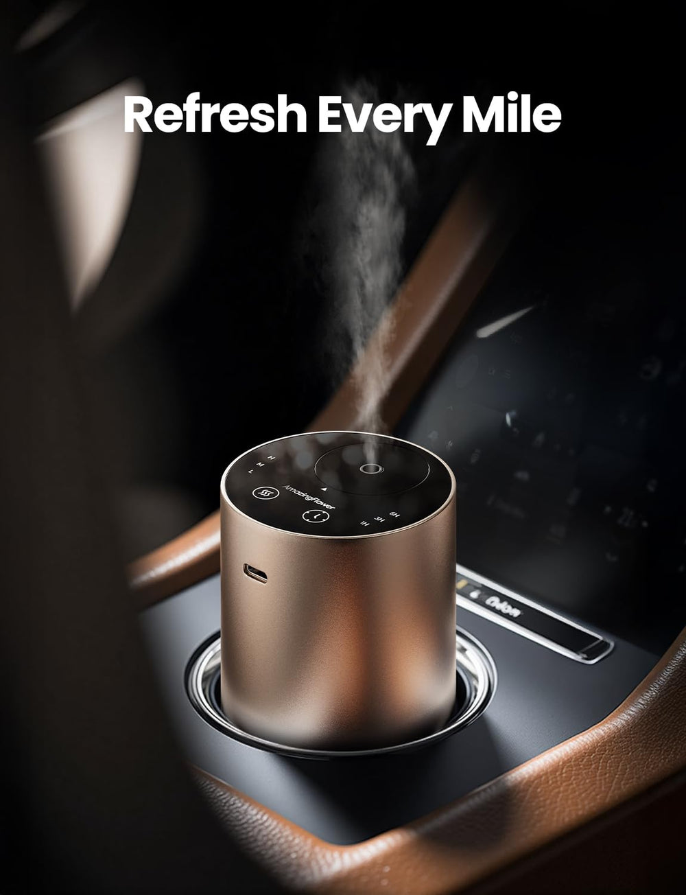 Auto spill-protection and safe operation feature of the diffuser