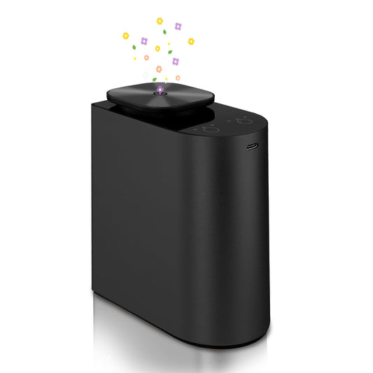 Waterless diffuser on a desk with an aluminum alloy finish