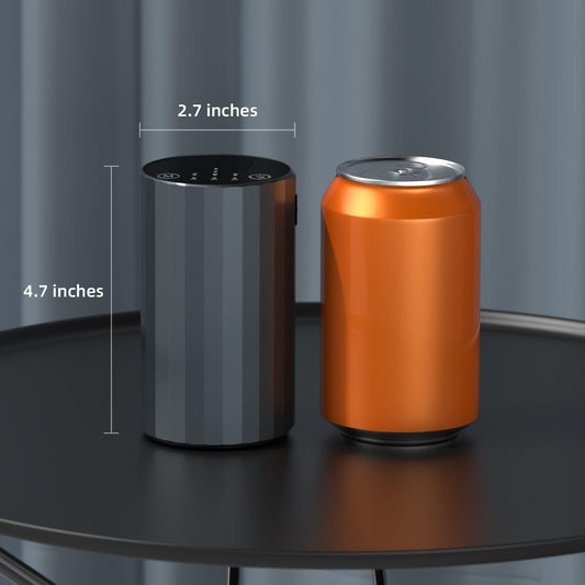 Close-up of the grey waterless diffuser with nano mist nozzle