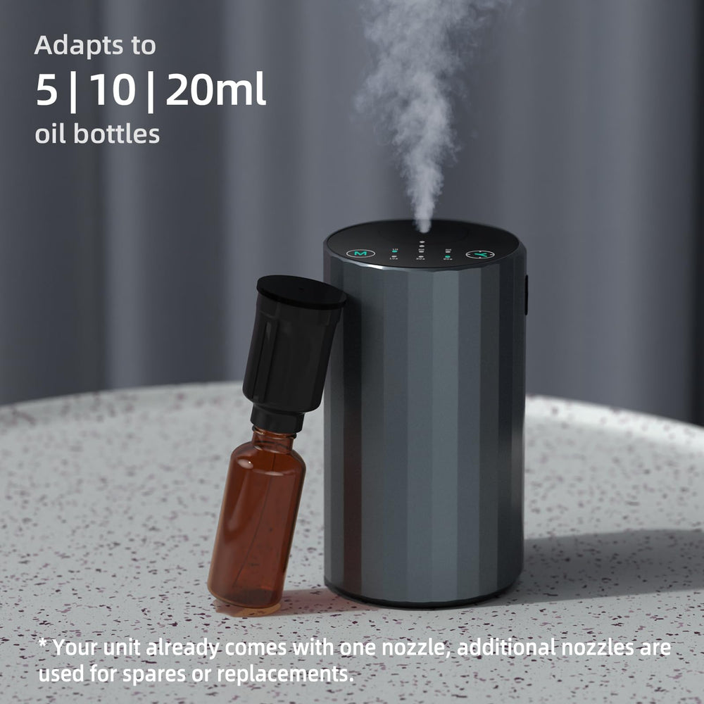 Diffuser charging via USB-C with battery indicator
