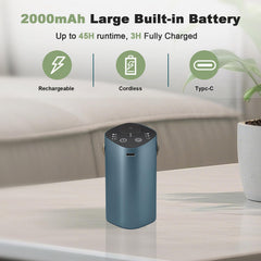 Diffuser with 4 timer options: 1h, 3h, 6h, Off