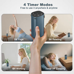 Sleek Greyblue diffuser design blending with home decor