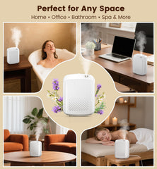 Hotel collection aroma diffuser in a luxe setting