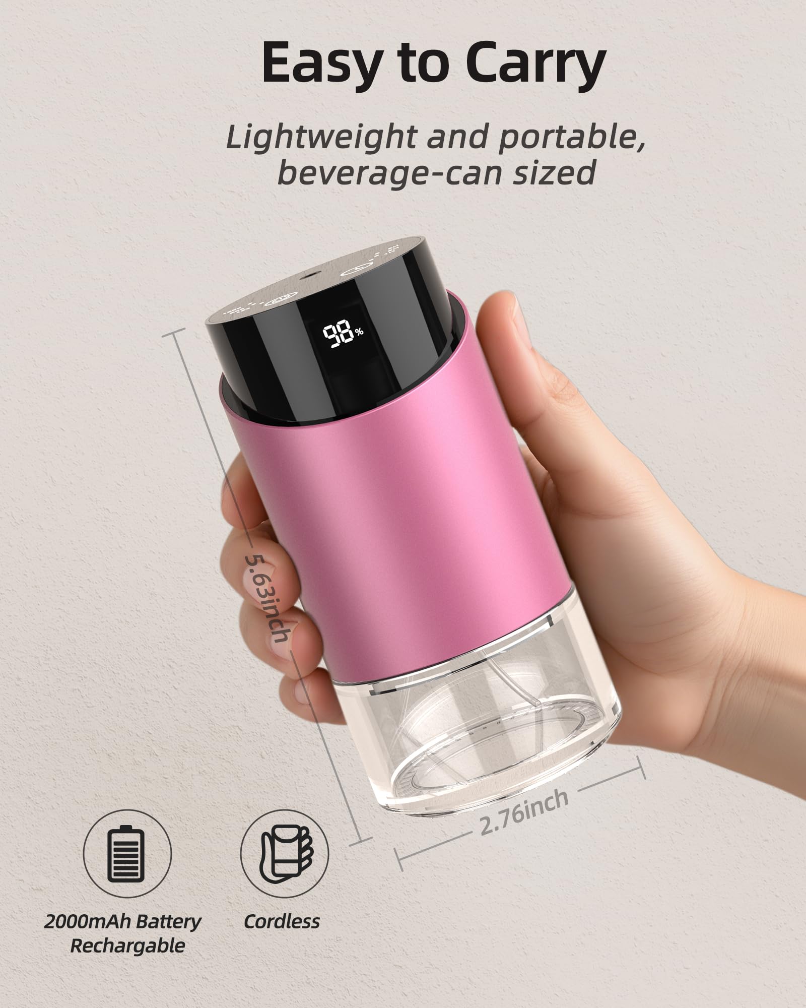 Auto spill-protection feature highlighted on diffuser