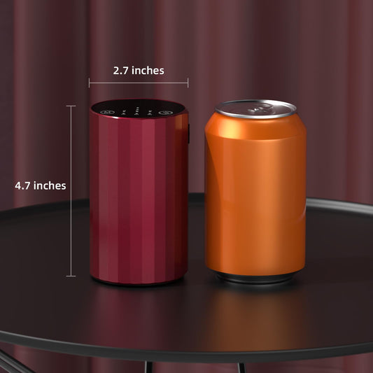 Red waterless diffuser – side angle
