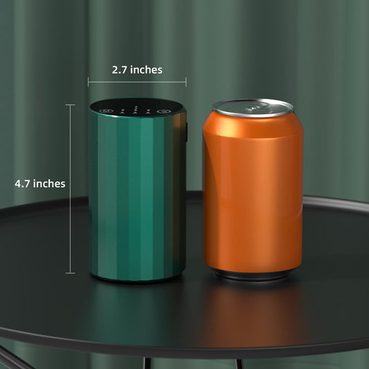 Compact side profile of waterless diffuser