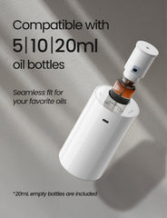 Silent operation and leak-free design of the diffuser