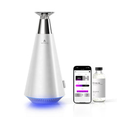Front view of Waterless Scent Diffuser Silver