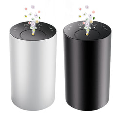 Waterless essential oil diffuser with metal shell