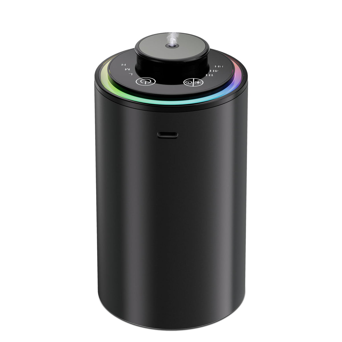 Front view of Waterless Essential Oil Diffuser in Black