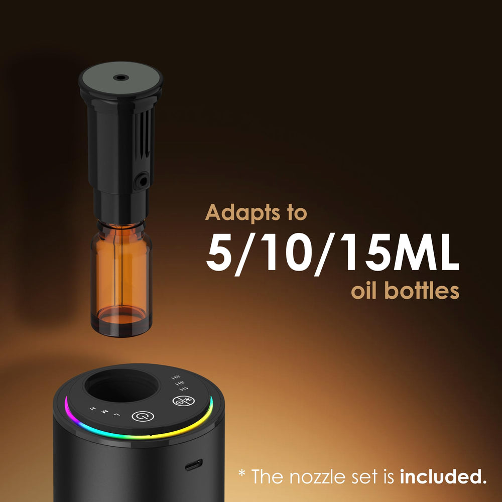 Diffuser operating in a room with mist