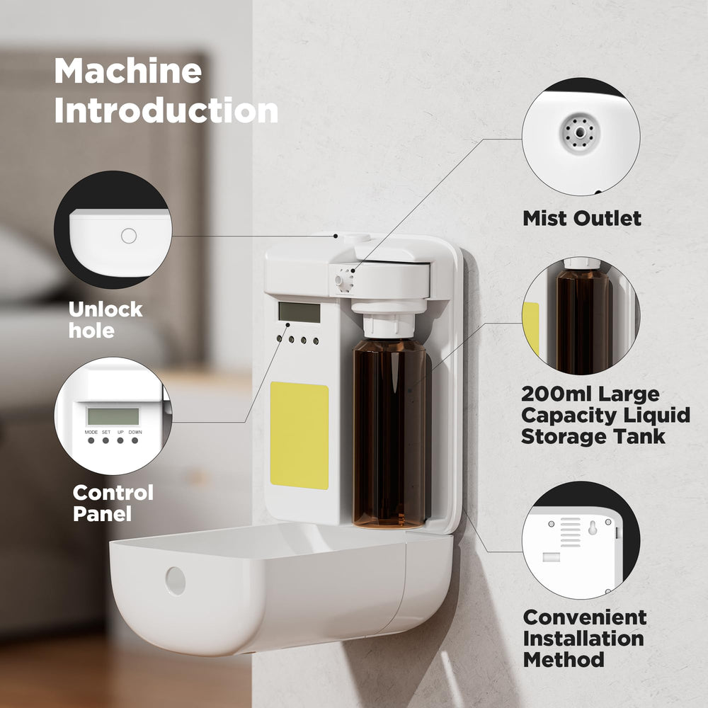 Twin-fluid cold mist diffusion technology diagram