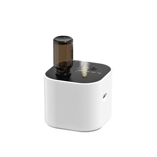 White waterless essential oil diffuser close-up