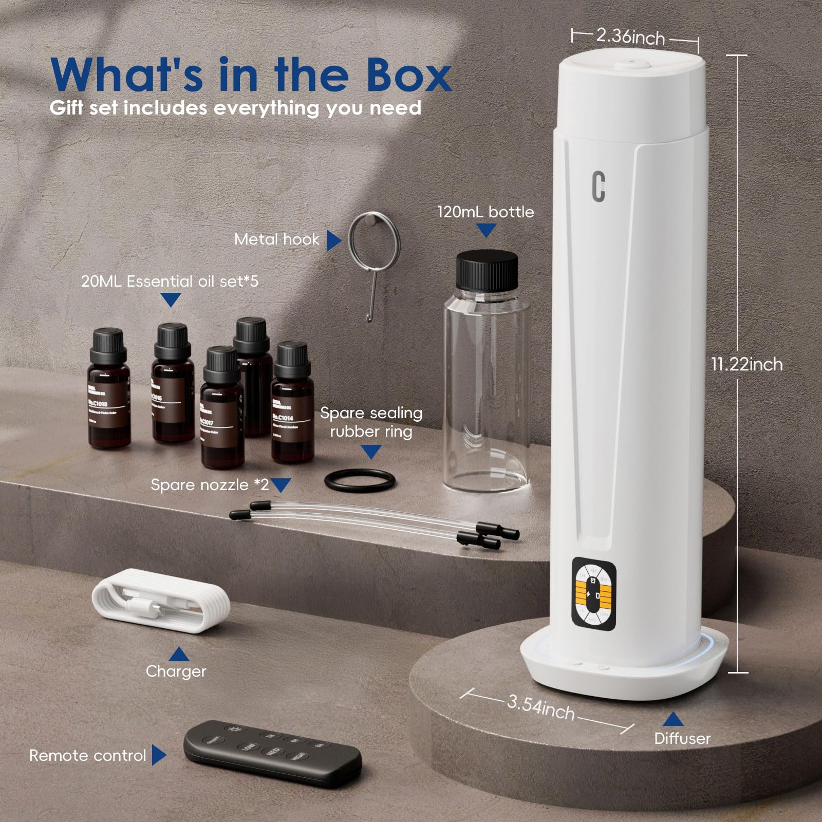 Remote control for Waterless Scent Diffuser