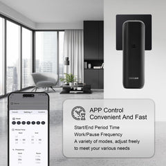 Rear view of wall outlet compatible diffuser