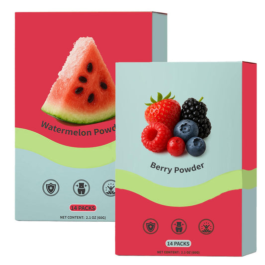 Watermelon & Berry Powder bottle with scoop