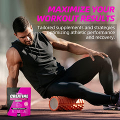 Close-up of watermelon-flavored creatine gummies
