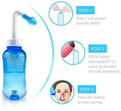 Waterpulse Neti Pot bottle-cleaner tool aids easy cleaning and maintenance.