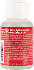 WAVEBUILDER Pomade Booster Drops closeup shows precise application for customized hold