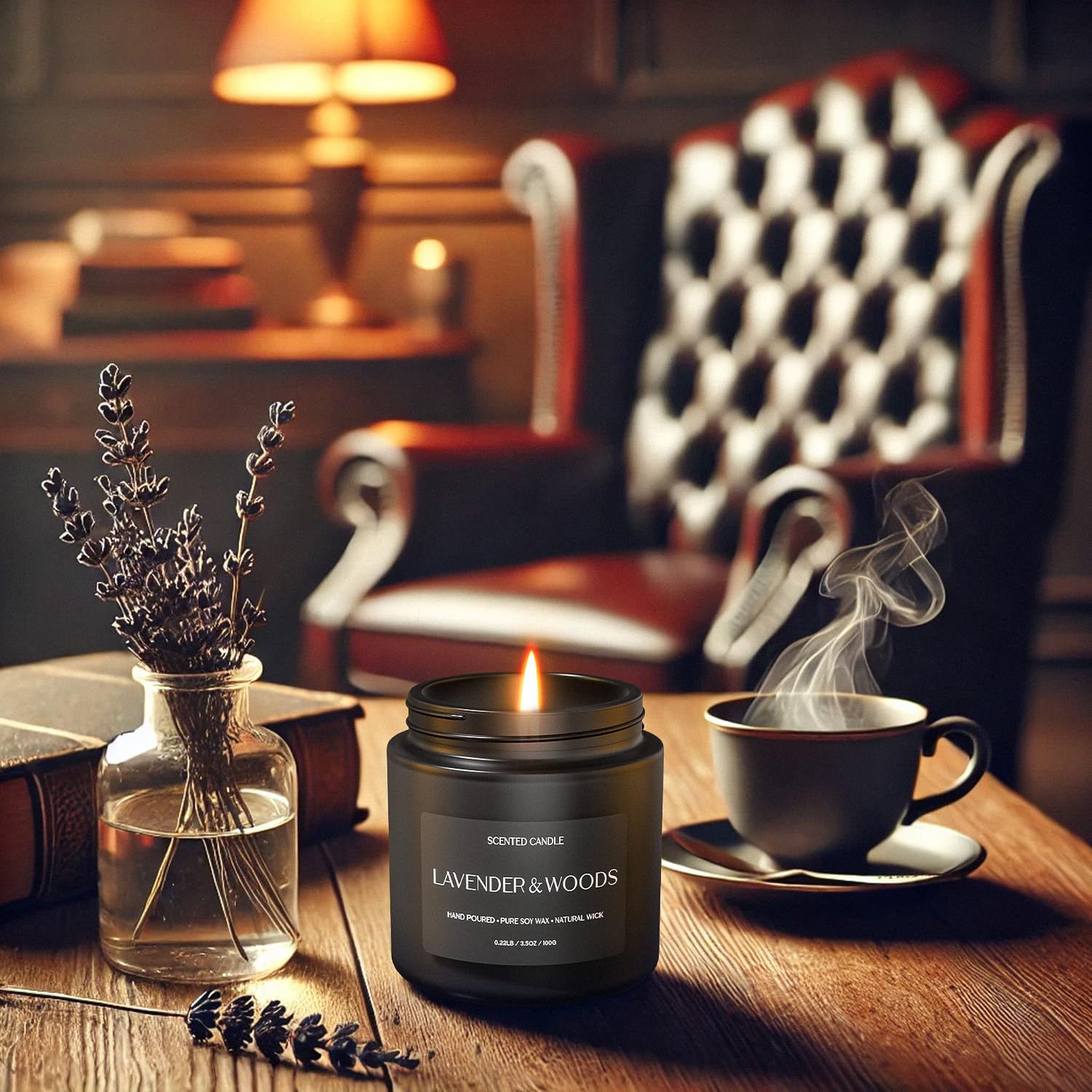 Elegant gift packaging for Waxcanpy candle gift set