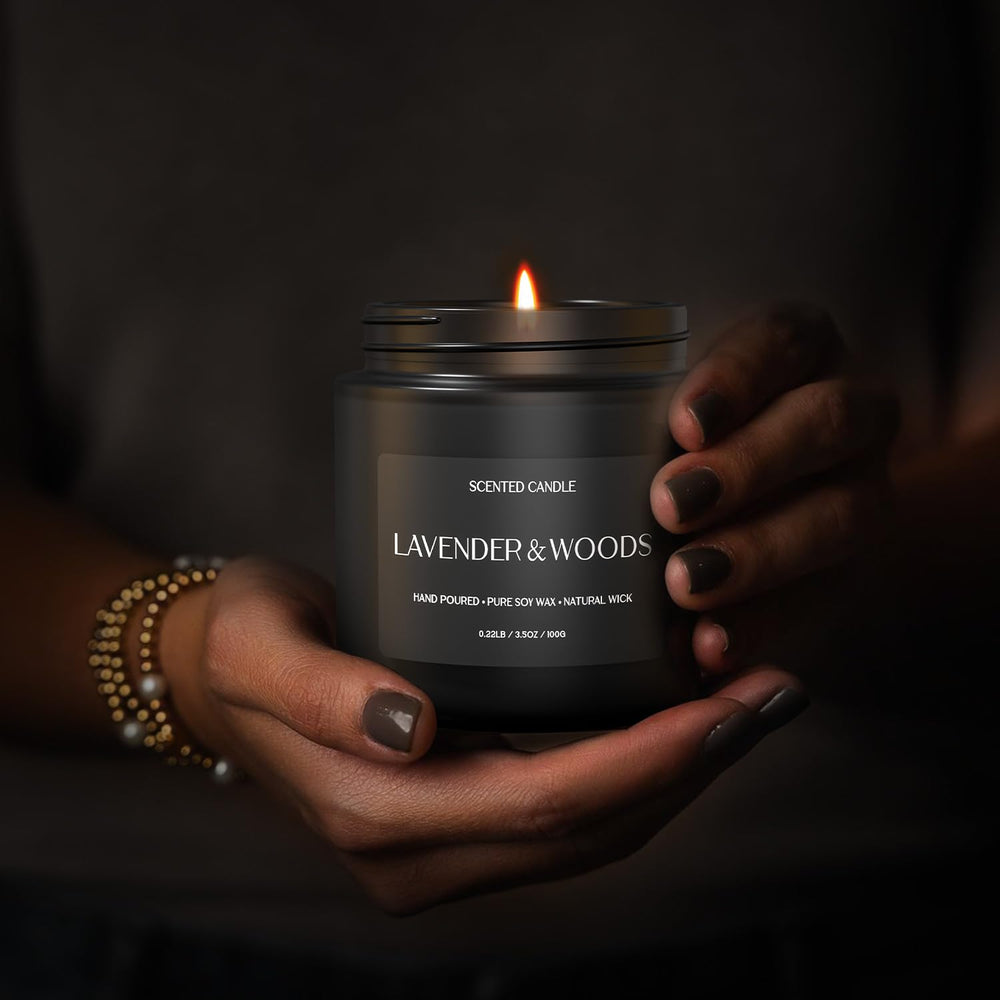 Candle emitting a clean burn with no smoke or residue