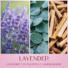Aromatherapy candles for relaxation during yoga
