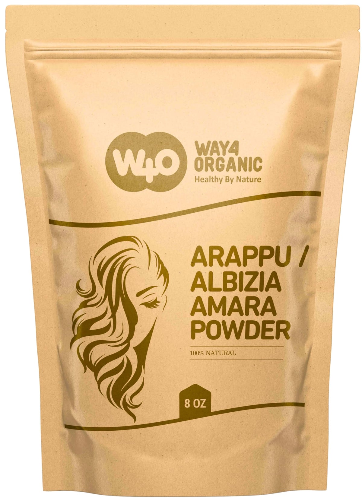 WAY 4 ORGANIC Arappu powder packaging promotes chemical-free scalp care