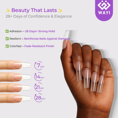WAYI floral nail forms for shaping and forming perfect overlays