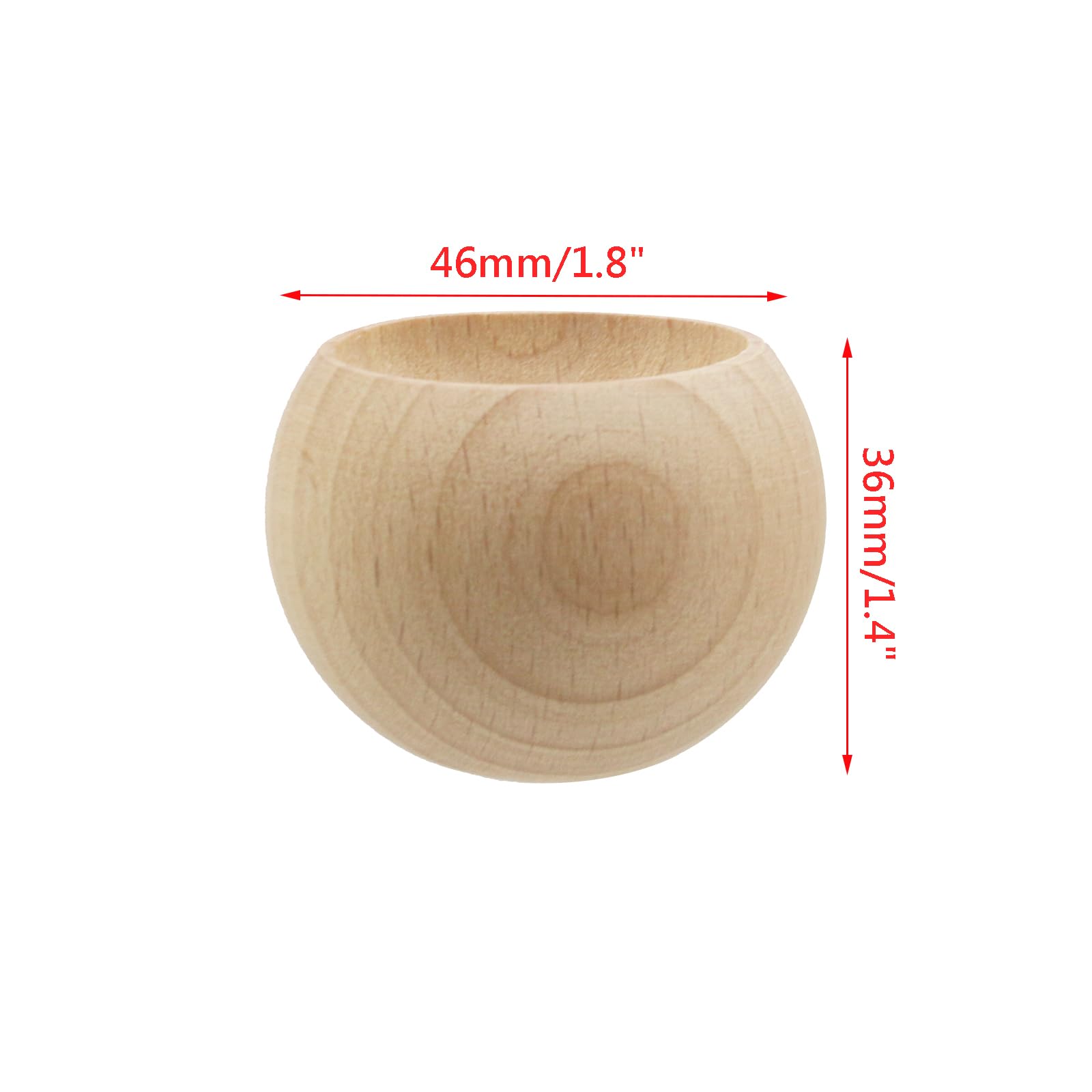 Wealrit beech wood diffuser, side view, durable craft for long-lasting fragrance