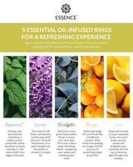 Wearing a wearable aromatherapy nose ring inhaler
