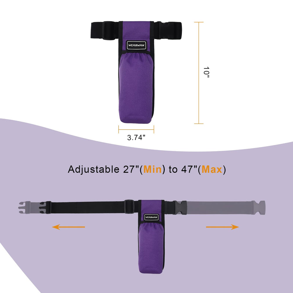 Long adjustable waist strap extended to 47 inches on WEARWAN holster