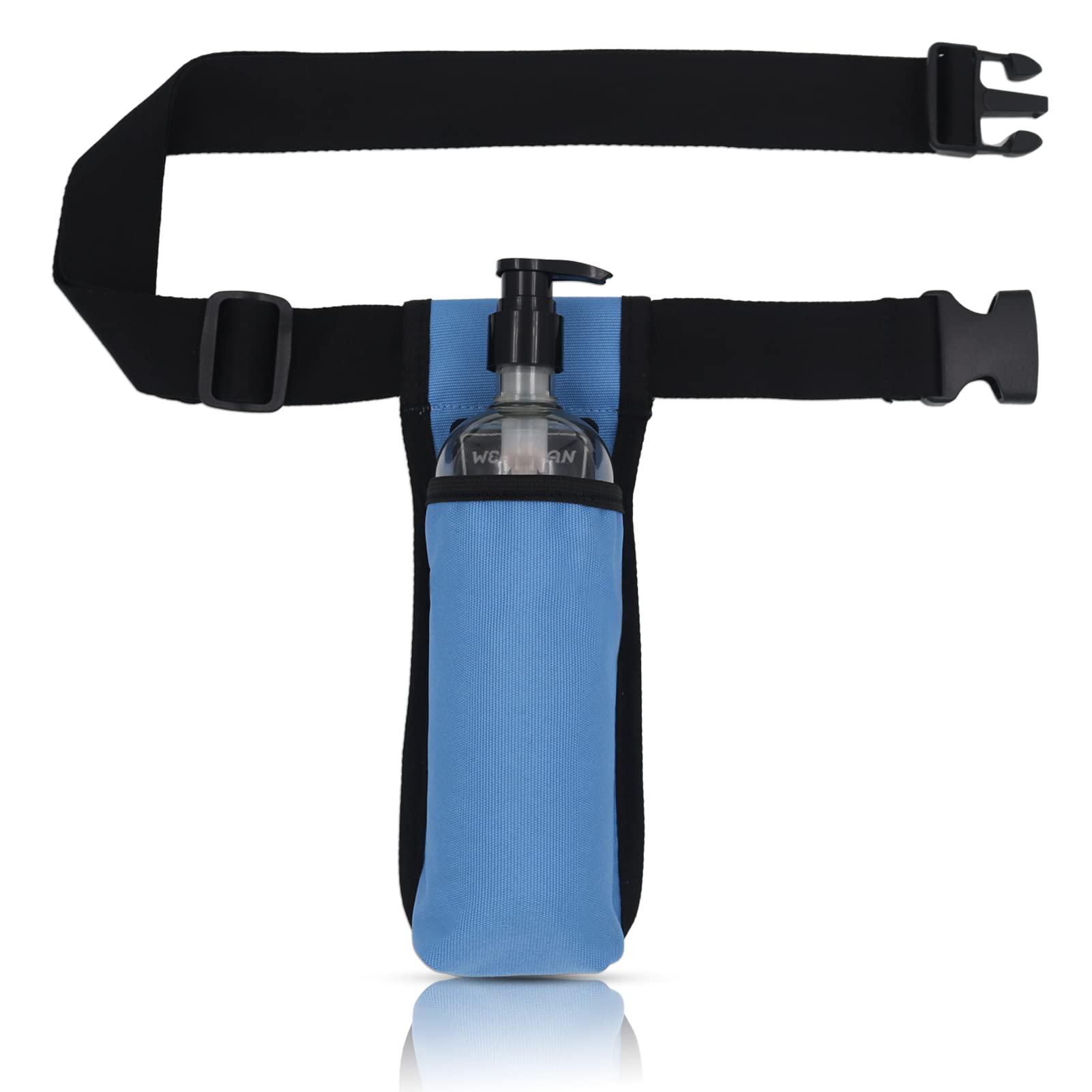 Front view of WEARWAN Massage Oil Holster in SkyBlue 1B