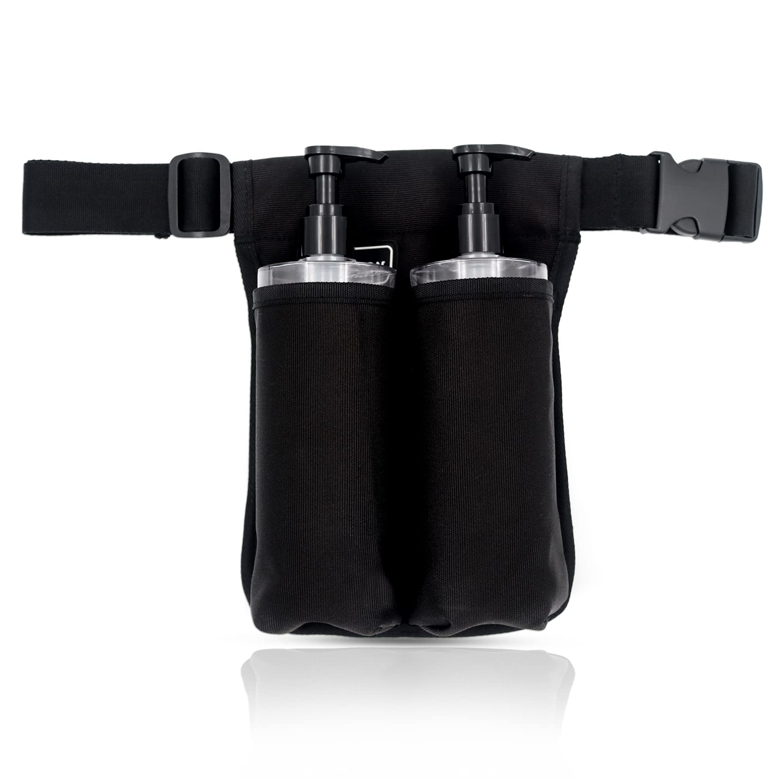 Front view of WEARWAN Massage Oil Holster in 2B-Black