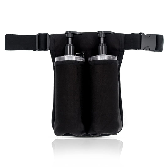 Front view of WEARWAN Massage Oil Holster in 2B-Black