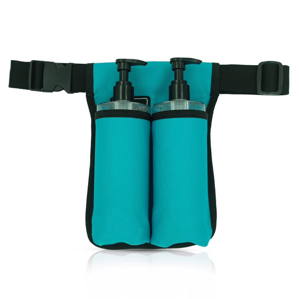 Wearwan massage oil holster 2B-Cyan — front view