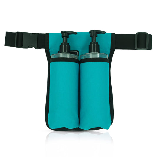 Wearwan massage oil holster 2B-Cyan — front view