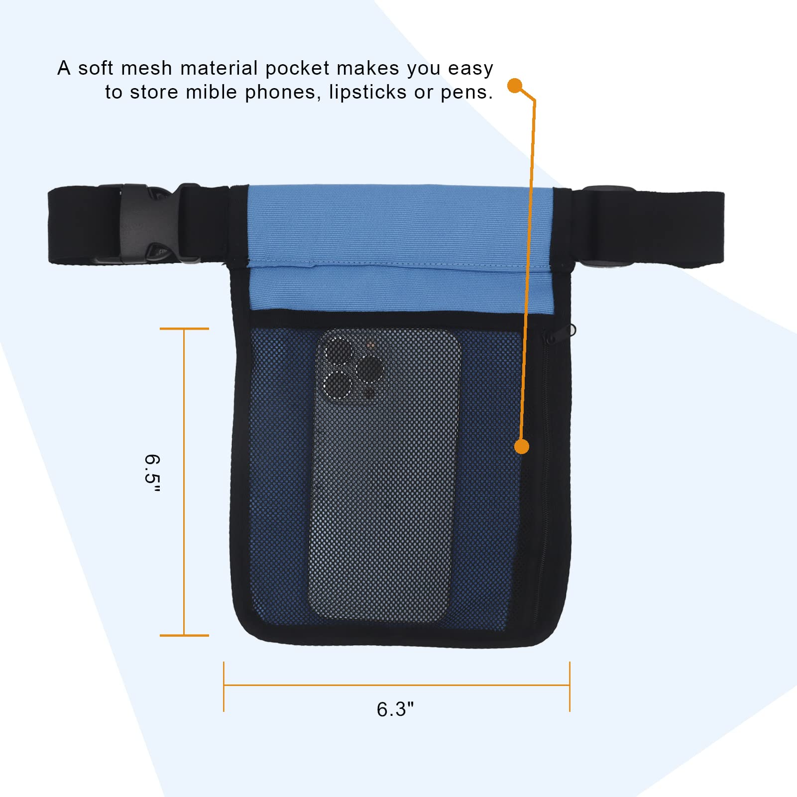 wearwan Massage Oil Holster interior pockets and organization