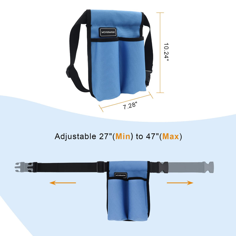 wearwan Massage Oil Holster back mesh pocket detail