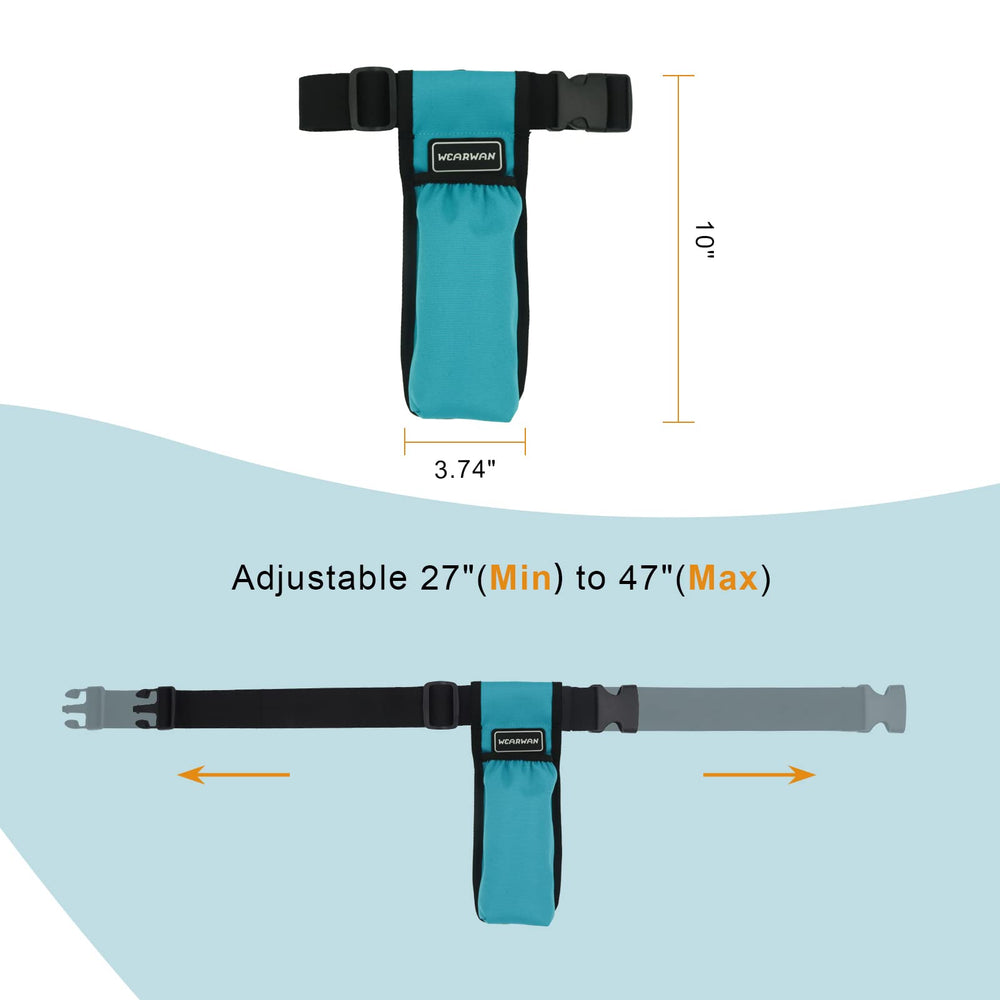 Back mesh pocket and belt on WEARWAN holster