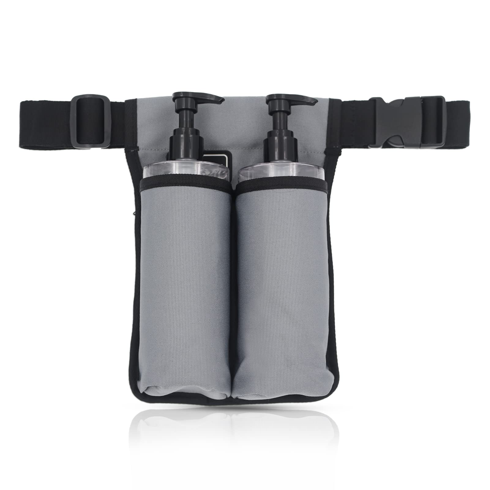 Wearwan Massage Oil Holster worn at the waist with adjustable strap