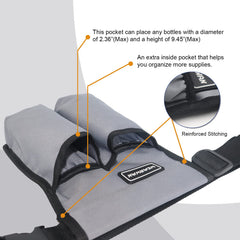 Close-up of durable oxford fabric material on the holster