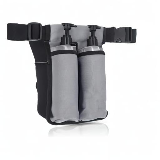 Bag-only gray 2B holster shown, bottle not included