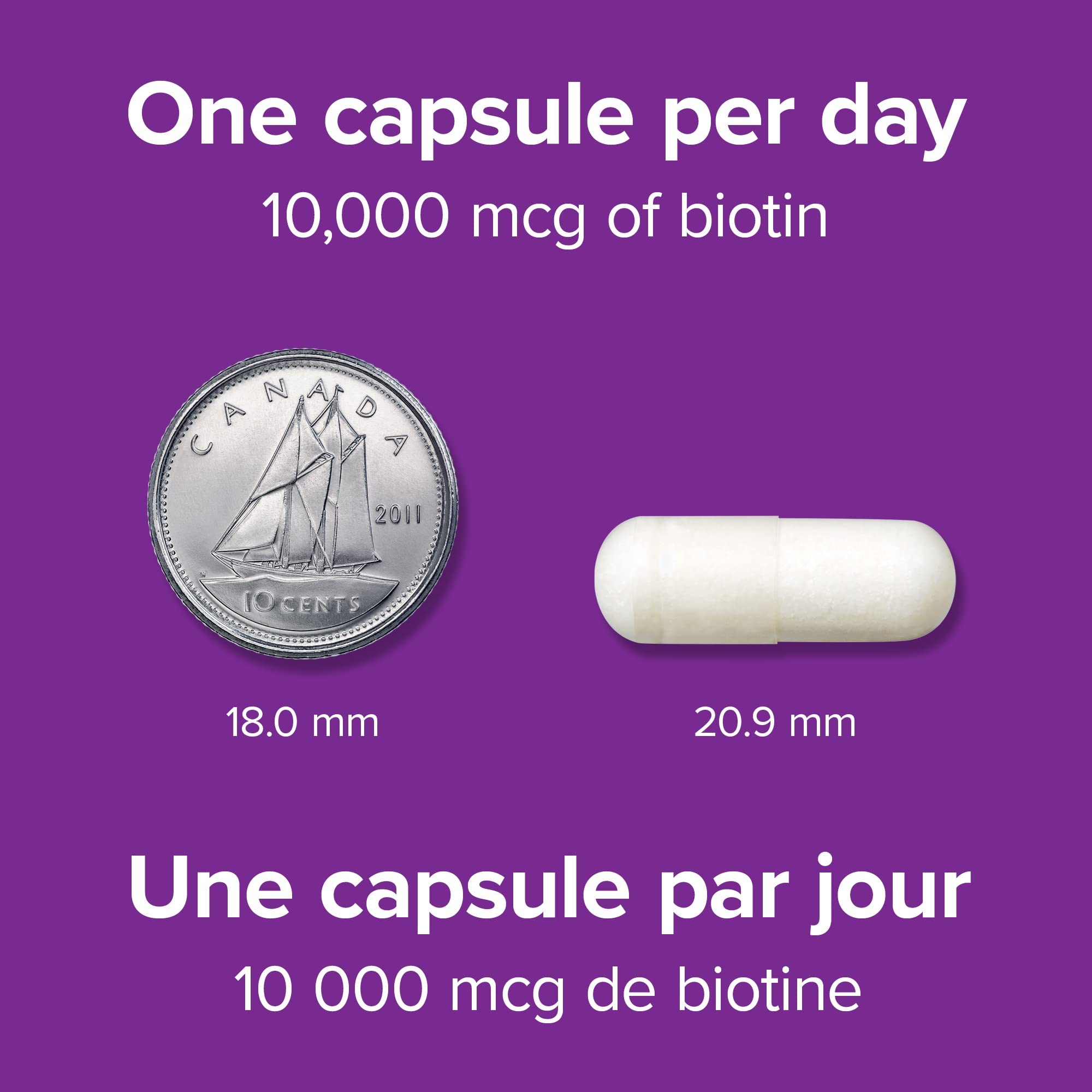 Dietary supplements showcasing Biotin product